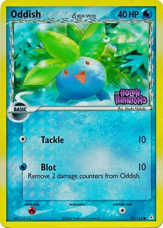 Oddish (73/110) (Delta Species) (Stamped) [EX: Holon Phantoms] | I Want That Stuff Brandon