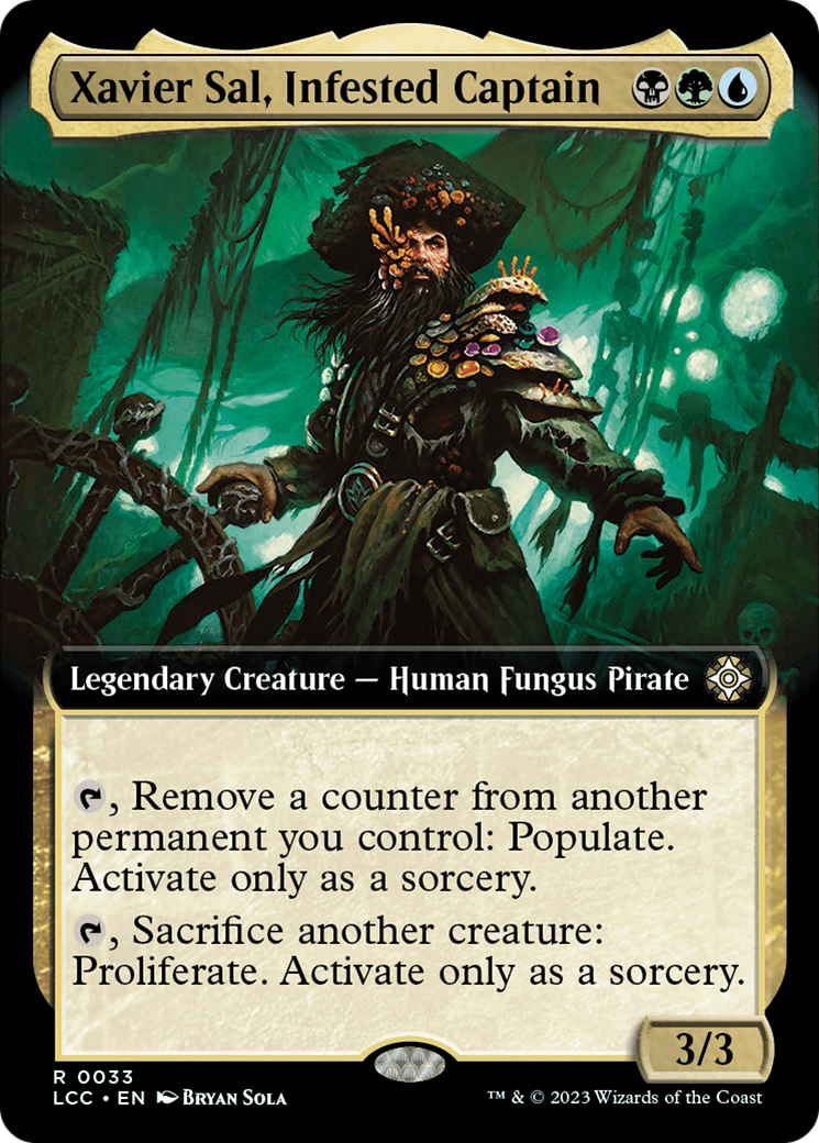 Xavier Sal, Infested Captain (Extended Art) [The Lost Caverns of Ixalan Commander] | I Want That Stuff Brandon