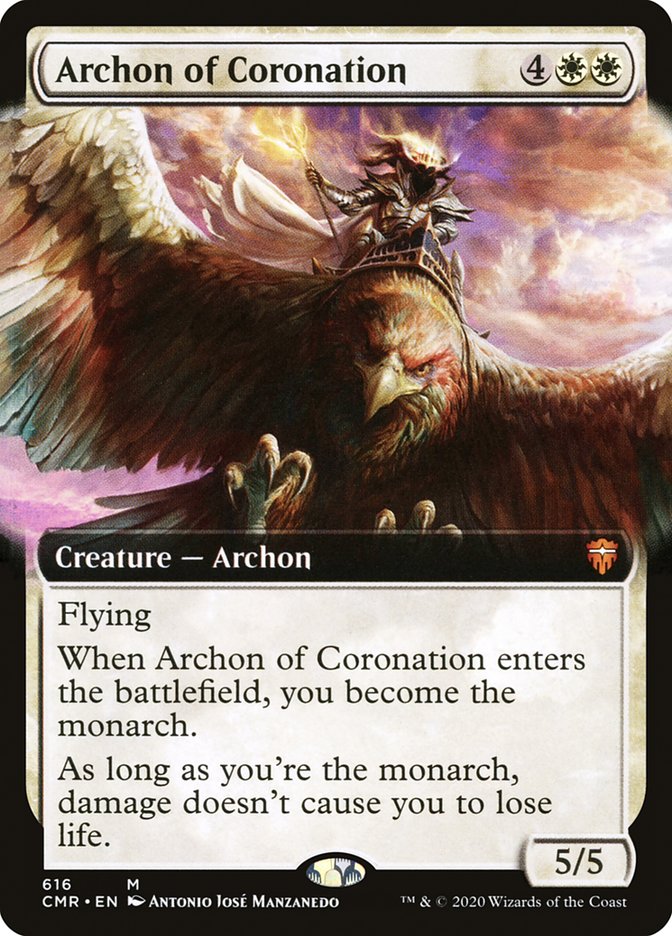 Archon of Coronation (Extended Art) [Commander Legends] | I Want That Stuff Brandon