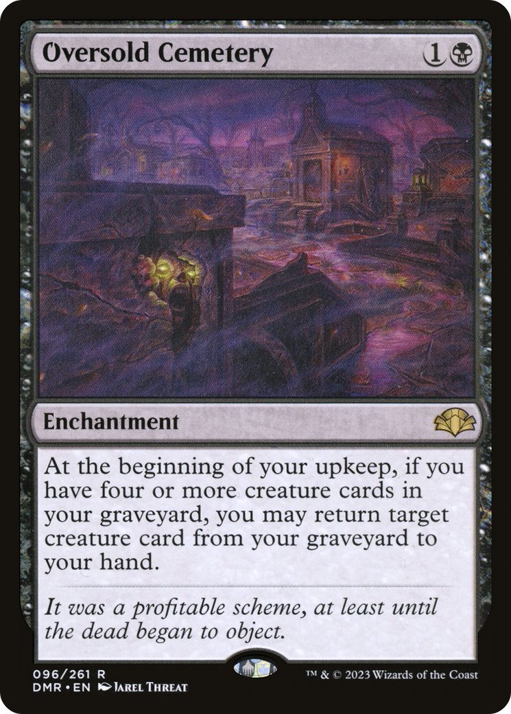 Oversold Cemetery [Dominaria Remastered] | I Want That Stuff Brandon