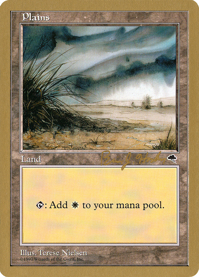 Plains (bh333) (Brian Hacker) [World Championship Decks 1998] | I Want That Stuff Brandon