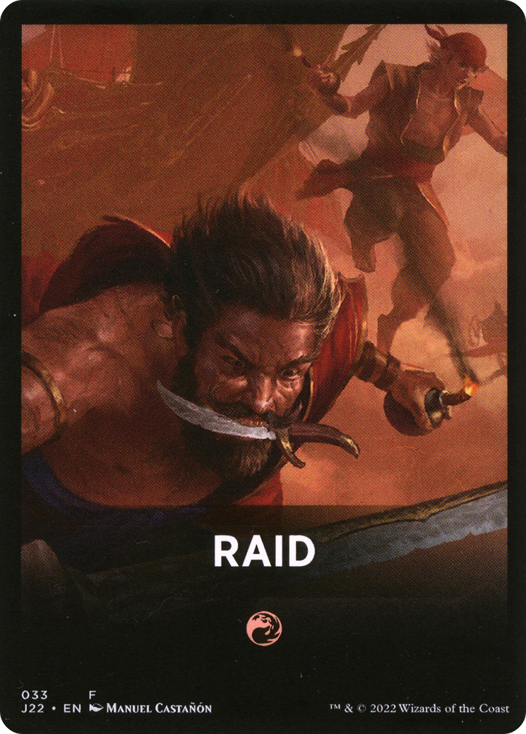 Raid Theme Card [Jumpstart 2022 Front Cards] | I Want That Stuff Brandon