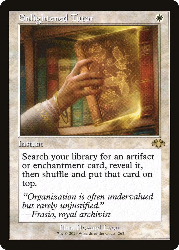 Enlightened Tutor (Retro) [Dominaria Remastered] | I Want That Stuff Brandon