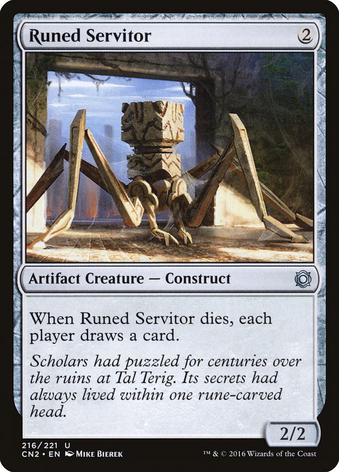 Runed Servitor [Conspiracy: Take the Crown] | I Want That Stuff Brandon