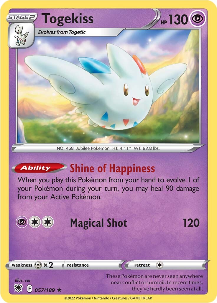 Togekiss (057/189) [Sword & Shield: Astral Radiance] | I Want That Stuff Brandon