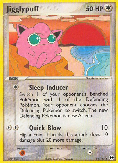 Jigglypuff (65/112) [EX: FireRed & LeafGreen] | I Want That Stuff Brandon