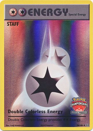 Double Colorless Energy (90/108) (NA Championship Promo Staff) [XY: Evolutions] | I Want That Stuff Brandon