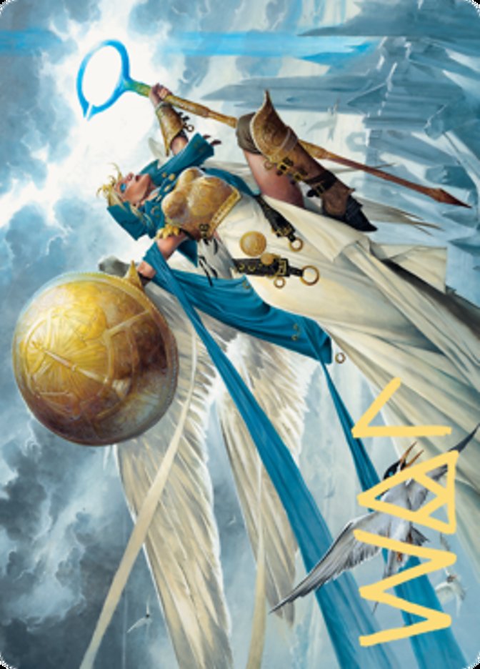 Linvala, Shield of Sea Gate Art Card (Gold-Stamped Signature) [Zendikar Rising Art Series] | I Want That Stuff Brandon