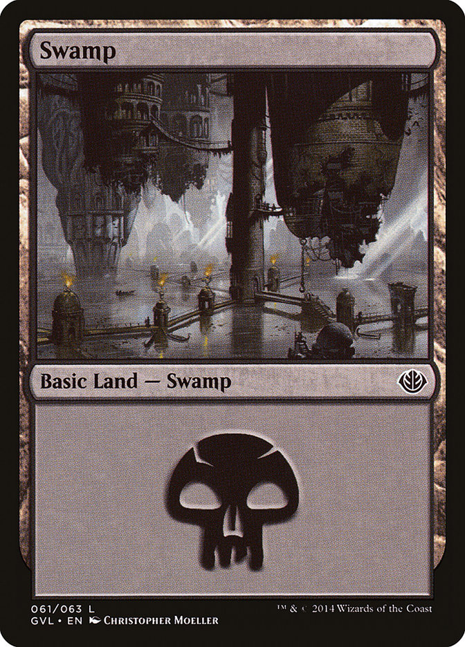 Swamp (61) (Garruk vs. Liliana) [Duel Decks Anthology] | I Want That Stuff Brandon