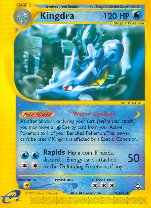 Kingdra (19/147) [Aquapolis] | I Want That Stuff Brandon