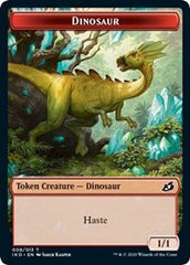 Dinosaur // Human Soldier (003) Double-Sided Token [Ikoria: Lair of Behemoths Tokens] | I Want That Stuff Brandon