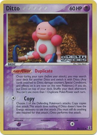 Ditto (38/113) (Stamped) [EX: Delta Species] | I Want That Stuff Brandon