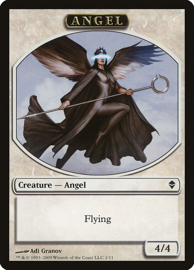 Angel Token [Zendikar Tokens] | I Want That Stuff Brandon