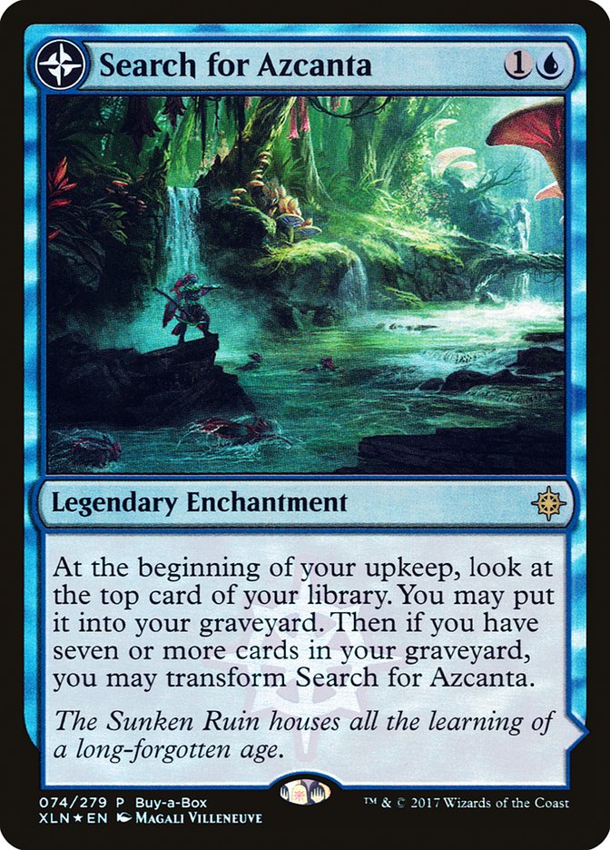 Search for Azcanta // Azcanta, the Sunken Ruin (Buy-A-Box) [Ixalan Treasure Chest] | I Want That Stuff Brandon