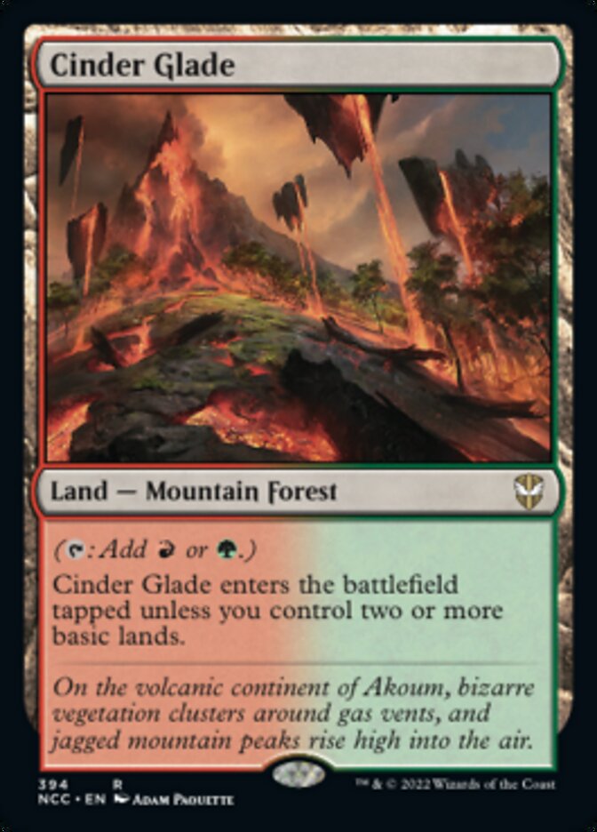 Cinder Glade [Streets of New Capenna Commander] | I Want That Stuff Brandon