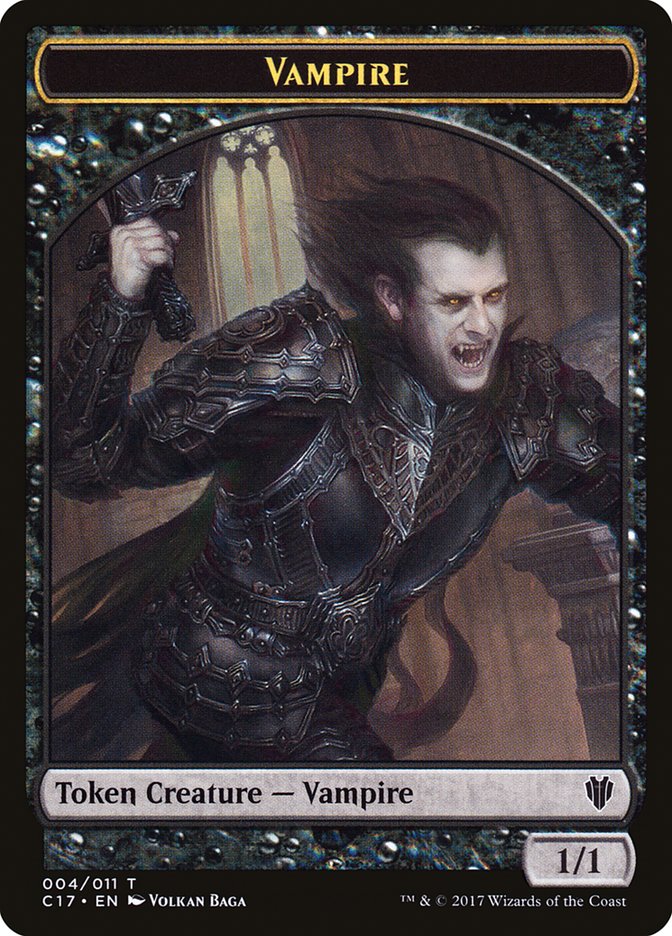 Vampire // Zombie Double-Sided Token [Commander 2017 Tokens] | I Want That Stuff Brandon