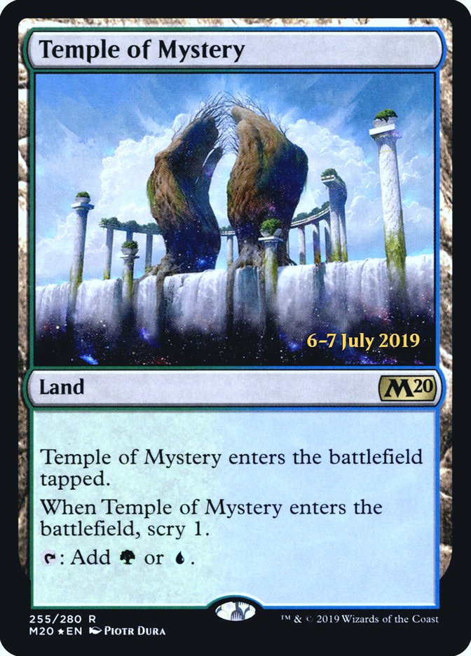 Temple of Mystery [Core Set 2020 Prerelease Promos] | I Want That Stuff Brandon