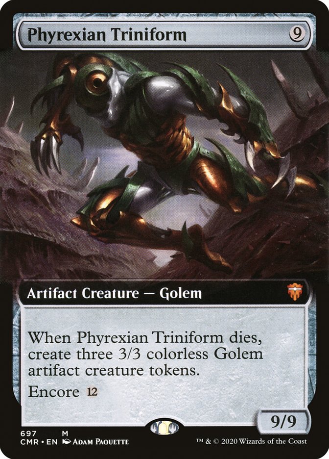 Phyrexian Triniform (Extended Art) [Commander Legends] | I Want That Stuff Brandon
