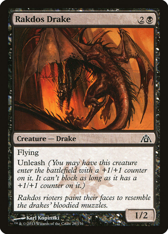 Rakdos Drake [Dragon's Maze] | I Want That Stuff Brandon