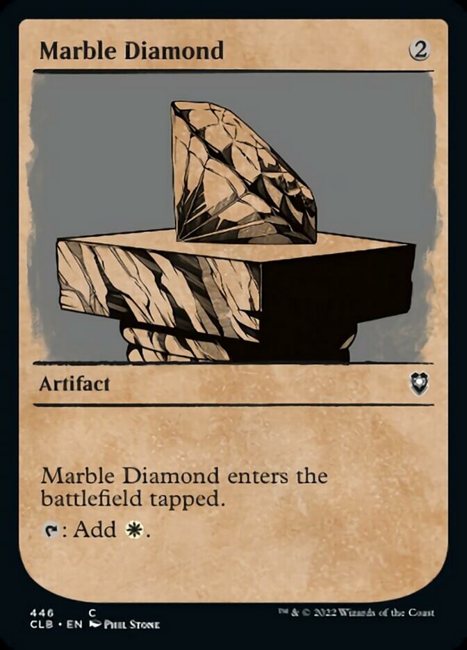 Marble Diamond (Showcase) [Commander Legends: Battle for Baldur's Gate] | I Want That Stuff Brandon