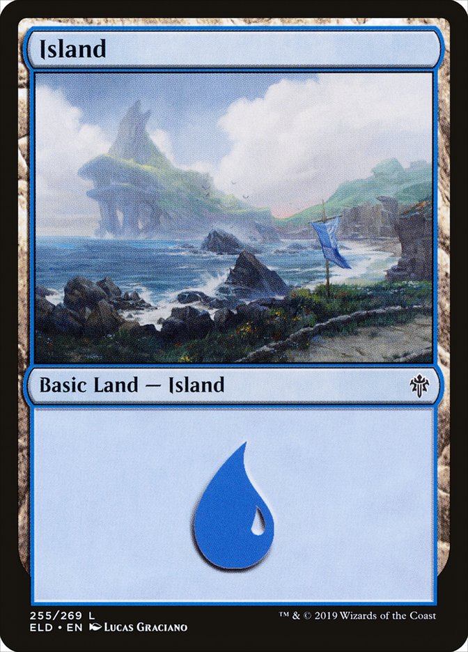 Island (255) [Throne of Eldraine] | I Want That Stuff Brandon