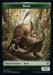 Boar // Ogre Double-Sided Token [Commander Legends: Battle for Baldur's Gate Tokens] | I Want That Stuff Brandon