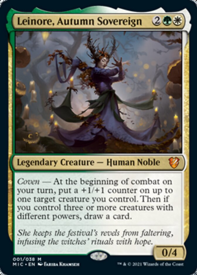 Leinore, Autumn Sovereign (Display Commander) [Innistrad: Midnight Hunt Commander] | I Want That Stuff Brandon