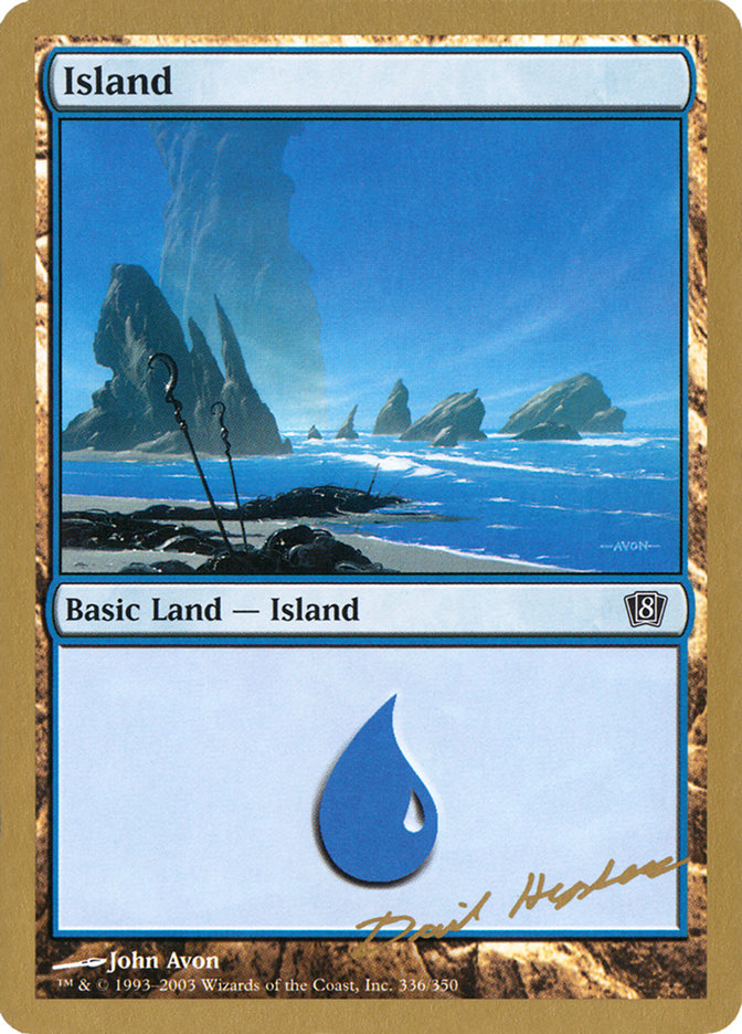 Island (dh336) (Dave Humpherys) [World Championship Decks 2003] | I Want That Stuff Brandon