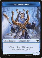 Elf Warrior // Shapeshifter Double-Sided Token [Kaldheim Tokens] | I Want That Stuff Brandon