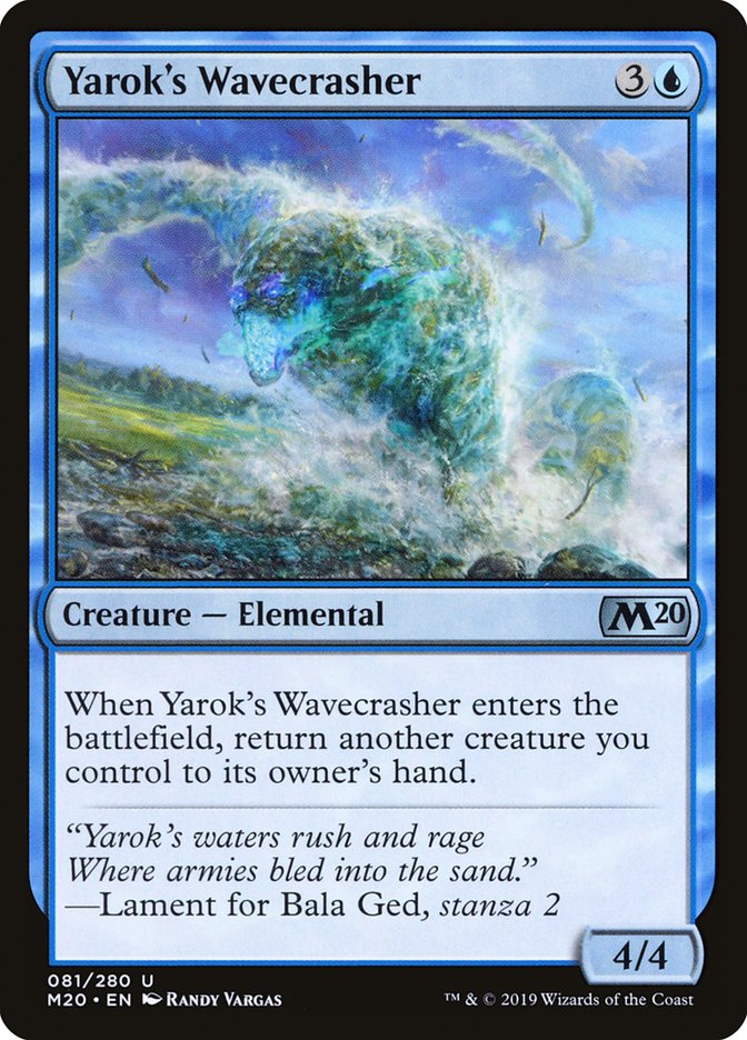 Yarok's Wavecrasher [Core Set 2020] | I Want That Stuff Brandon