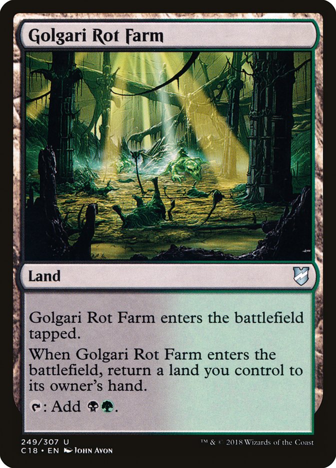 Golgari Rot Farm [Commander 2018] | I Want That Stuff Brandon