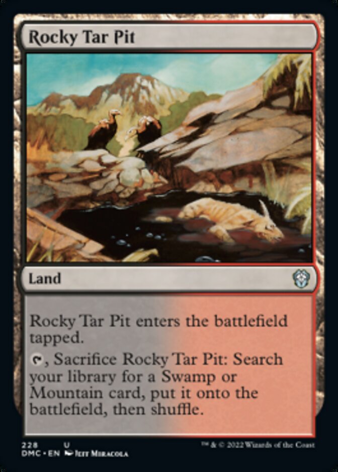 Rocky Tar Pit [Dominaria United Commander] | I Want That Stuff Brandon