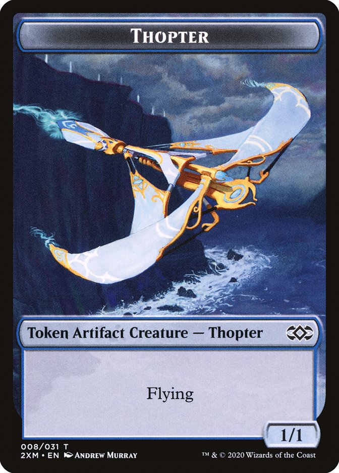 Beast // Thopter (008) Double-Sided Token [Double Masters Tokens] | I Want That Stuff Brandon