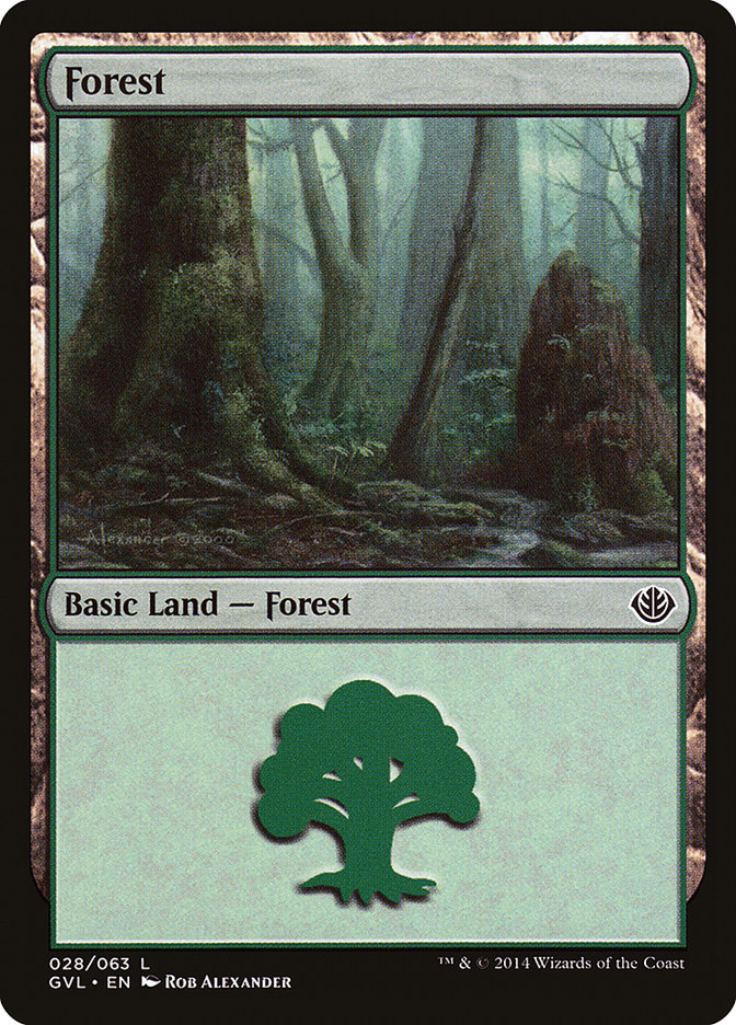 Forest (28) (Garruk vs. Liliana) [Duel Decks Anthology] | I Want That Stuff Brandon