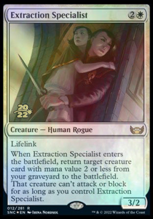 Extraction Specialist [Streets of New Capenna Prerelease Promos] | I Want That Stuff Brandon