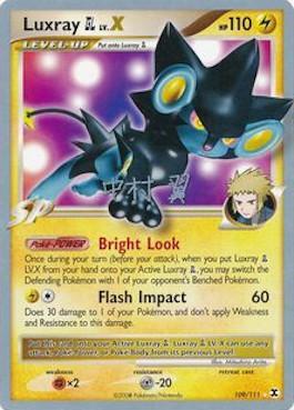 Luxray GL LV.X (109/111) (Crowned Tiger - Tsubasa Nakamura) [World Championships 2009] | I Want That Stuff Brandon