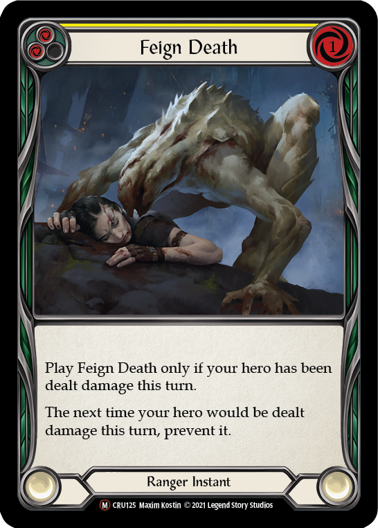 Feign Death (Rainbow Foil) [CRU125-RF] Unlimited Rainbow Foil | I Want That Stuff Brandon