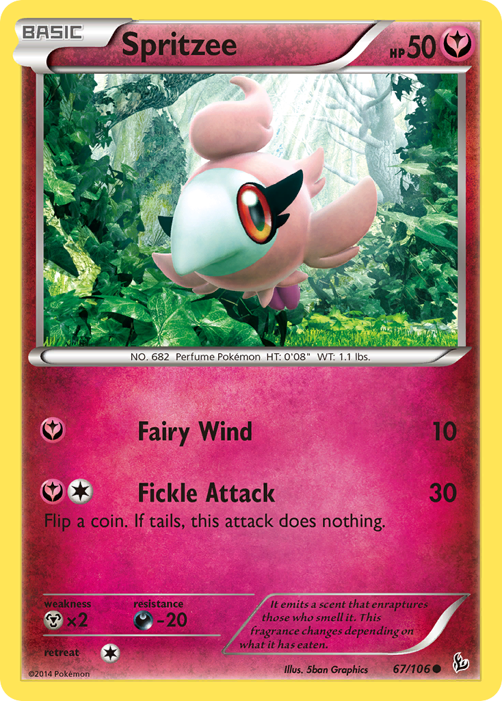 Spritzee (67/106) [XY: Flashfire] | I Want That Stuff Brandon