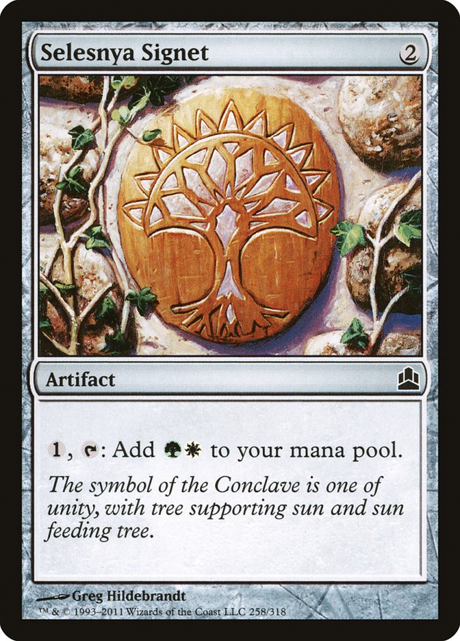 Selesnya Signet [Commander 2011] | I Want That Stuff Brandon