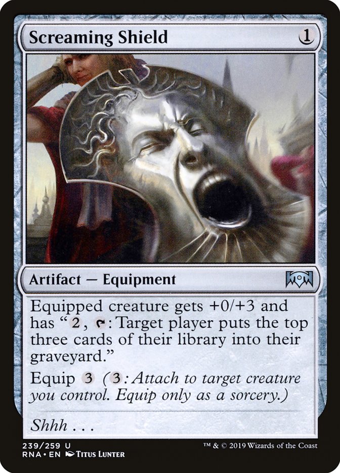 Screaming Shield [Ravnica Allegiance] | I Want That Stuff Brandon