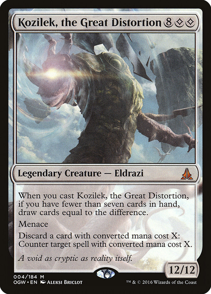 Kozilek, the Great Distortion [Oath of the Gatewatch] | I Want That Stuff Brandon