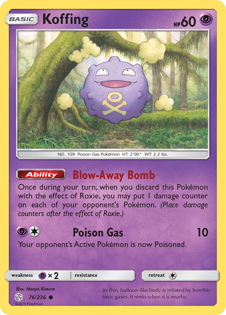 Koffing (76/236) [Sun & Moon: Cosmic Eclipse] | I Want That Stuff Brandon