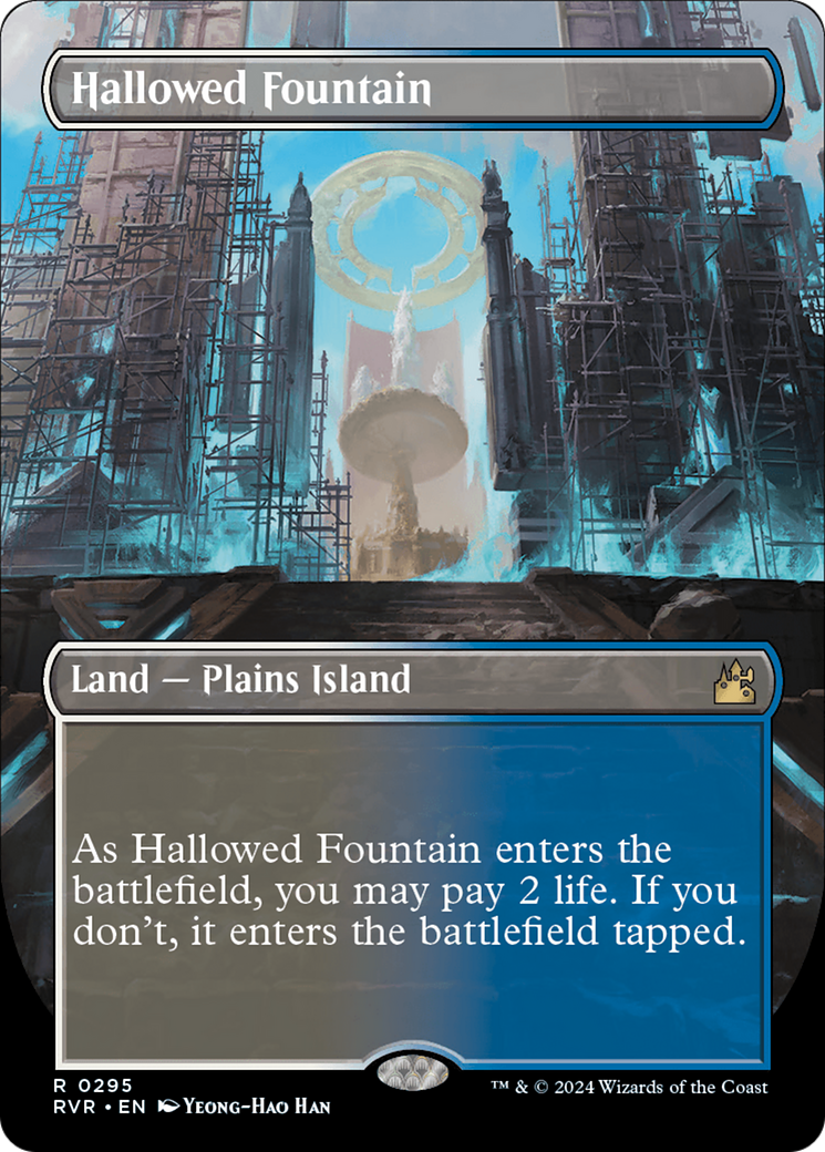 Hallowed Fountain (Borderless) [Ravnica Remastered] | I Want That Stuff Brandon