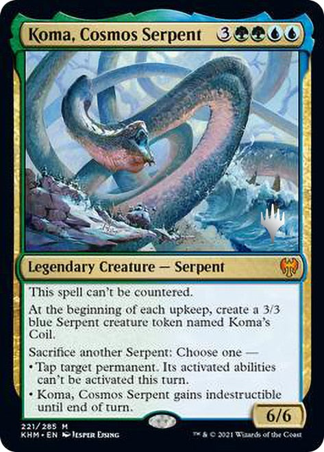 Koma, Cosmos Serpent (Promo Pack) [Kaldheim Promos] | I Want That Stuff Brandon