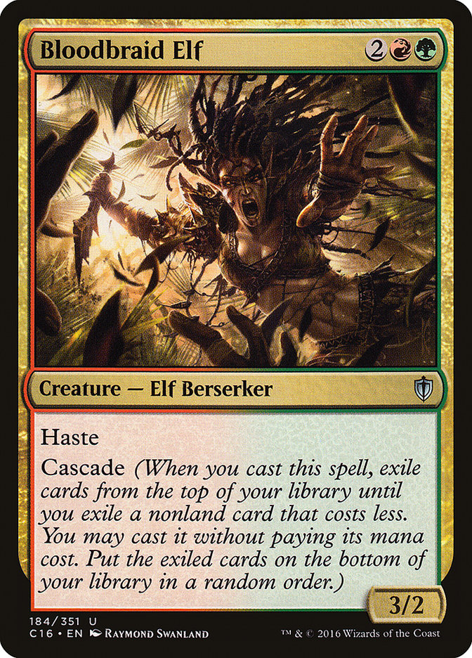 Bloodbraid Elf [Commander 2016] | I Want That Stuff Brandon