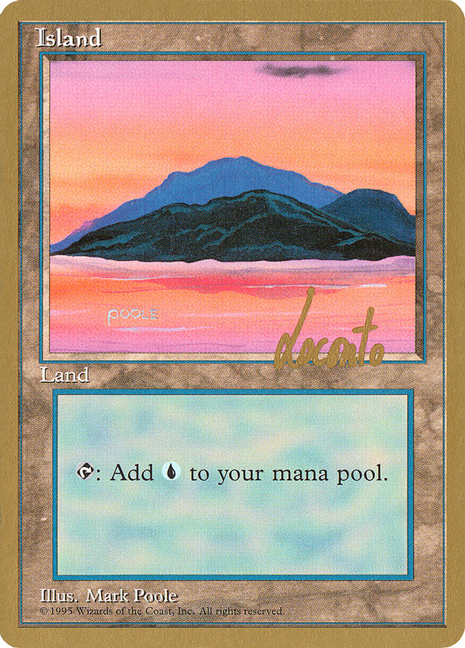 Island (ml369) (Michael Loconto) [Pro Tour Collector Set] | I Want That Stuff Brandon