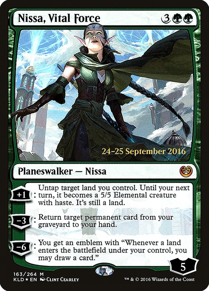 Nissa, Vital Force [Kaladesh Prerelease Promos] | I Want That Stuff Brandon