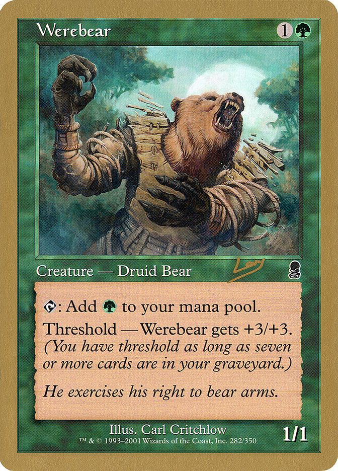 Werebear (Raphael Levy) [World Championship Decks 2002] | I Want That Stuff Brandon