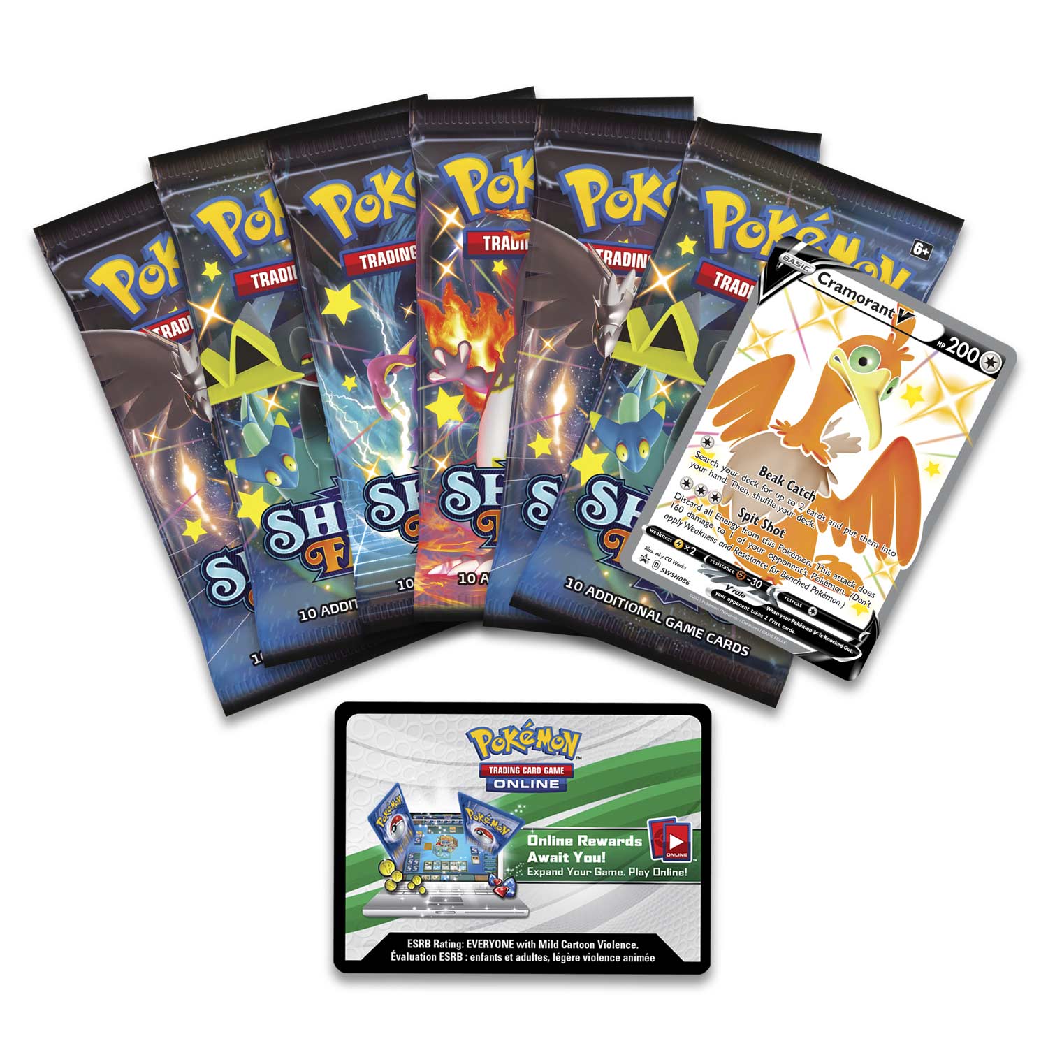 Shining Fates - Collector's Tin (Cramorant V) | I Want That Stuff Brandon
