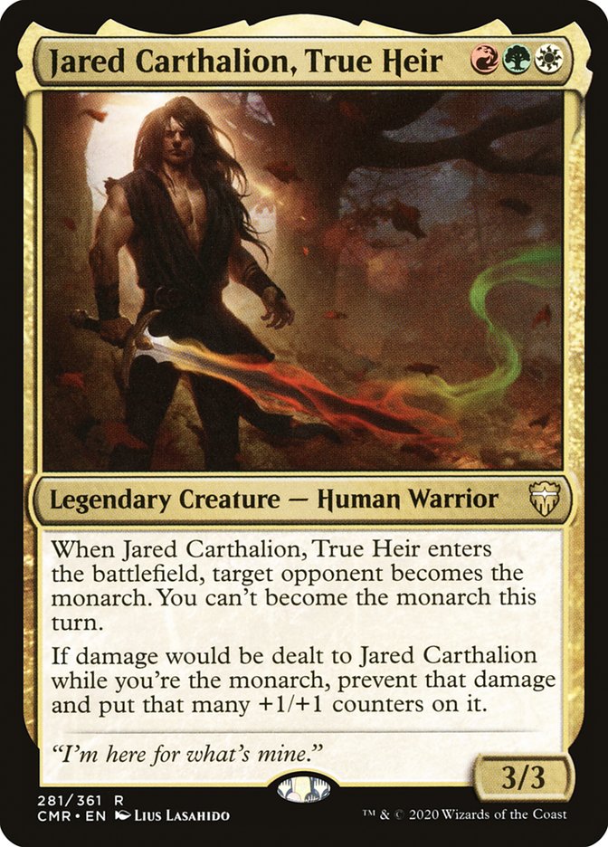 Jared Carthalion, True Heir [Commander Legends] | I Want That Stuff Brandon